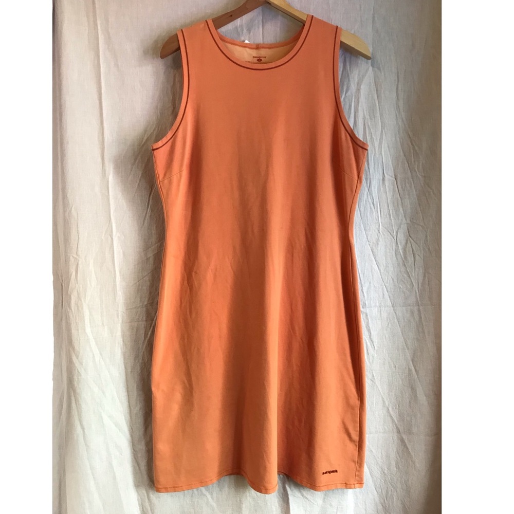 PATAGONIA Orange Dress Organic Cotton L